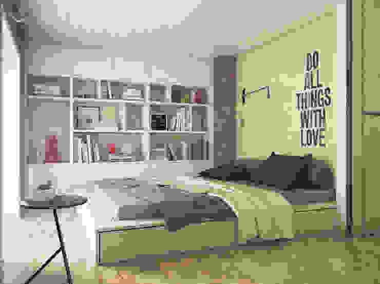 Haruki's apartment, The Goort The Goort Industrial style bedroom