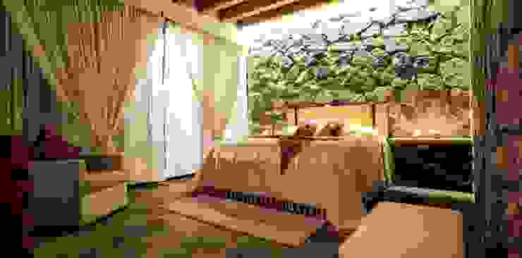 Villa Guadalupe, Caja de Diseño Caja de Diseño Moderne Schlafzimmer