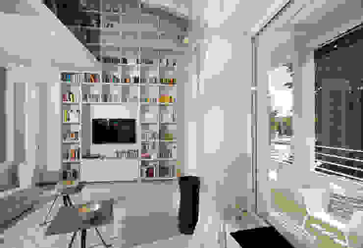 appartamento a rimini, bilune studio bilune studio Eclectic style living room