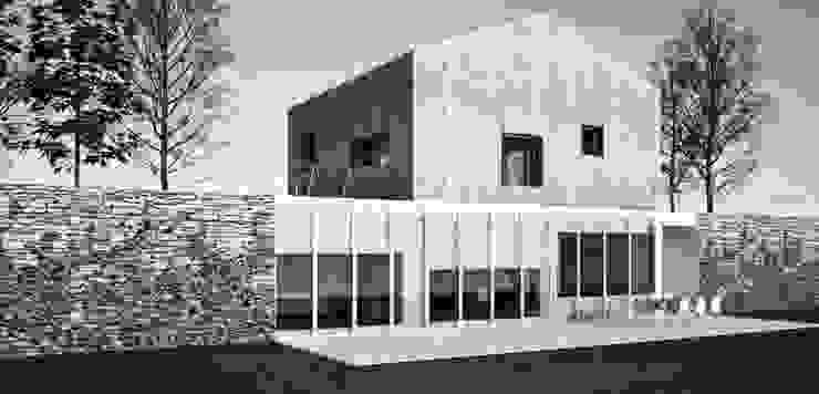 Ampliamento di un'abitazione, AM3 Architetti Associati AM3 Architetti Associati Maisons modernes Bois Blanc