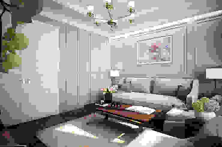 Классика может быть современной Гостиная в классическом стиле от Solo Design Studio Классический