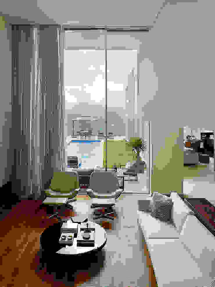 Márcia Carvalhaes Arquitetura LTDA. Phòng khách