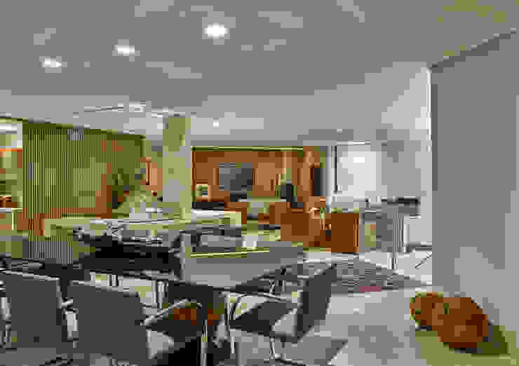 Isabela Canaan Arquitetos e Associados Comedores de estilo moderno