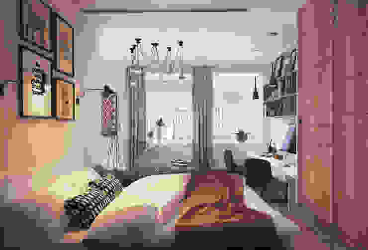 Bedroom Polygon arch&des Minimalist bedroom Bedroom
