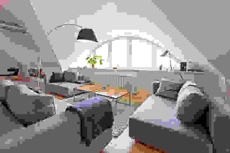 FERIEN IM DENKMAL – ALTES SCHIFFERHAUS, Planungsgruppe Barthelmey Planungsgruppe Barthelmey Scandinavian style living room