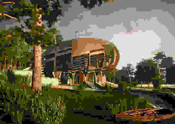UFO House, Архитектурное и дизайнерское бюро WithArch Архитектурное и дизайнерское бюро WithArch Minimalist houses