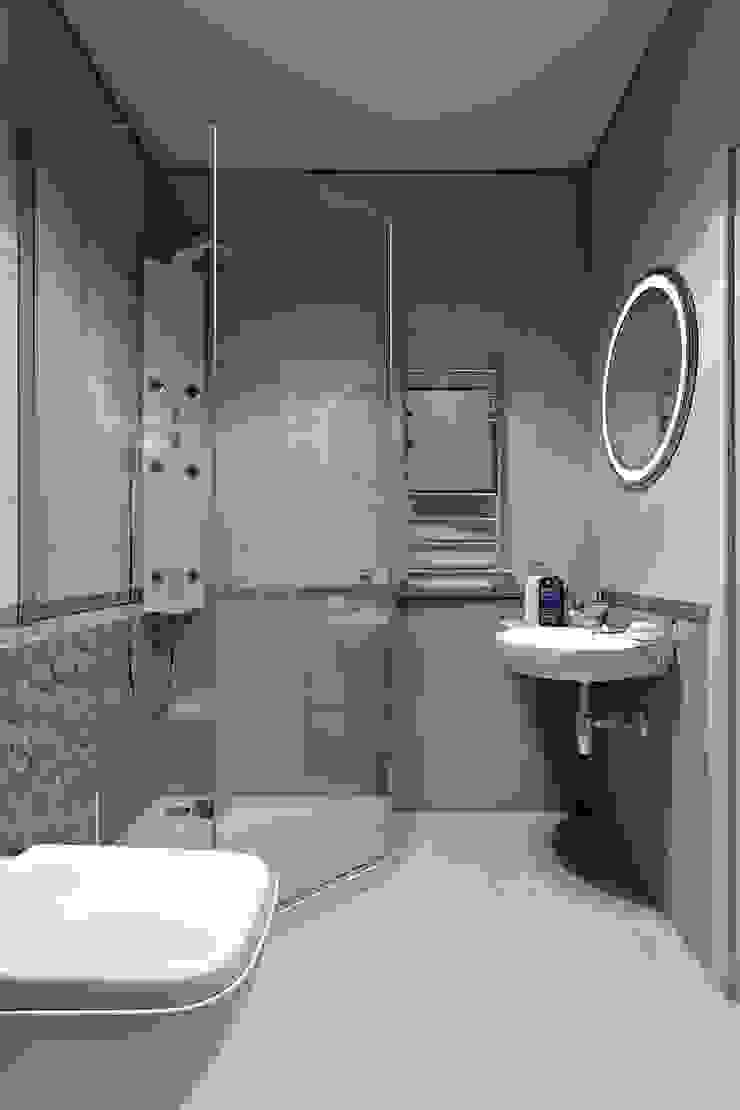 homify Modern Bathroom Purple/Violet