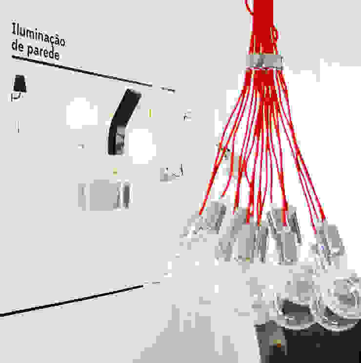 ILUMINAÇÃO Entre Led e Design Sala de jantarIluminação Vermelho