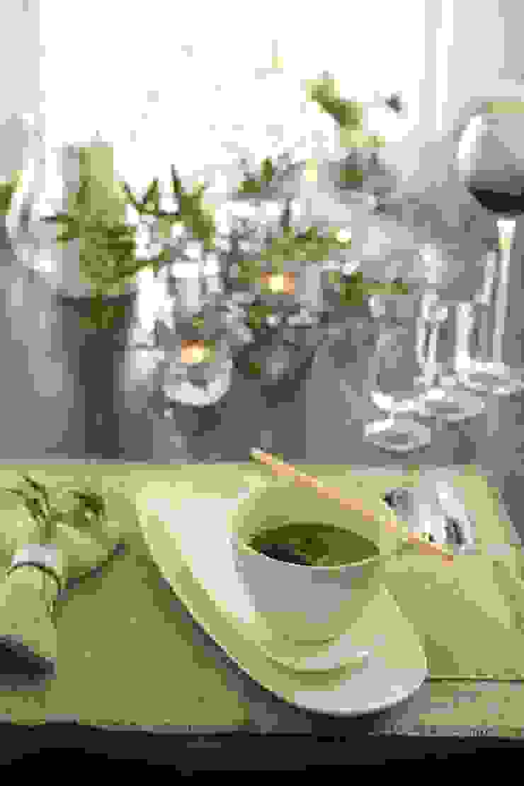 decoração – arranjos flores e frutas COISAS DA TERRA Sala de jantarLouça e copos