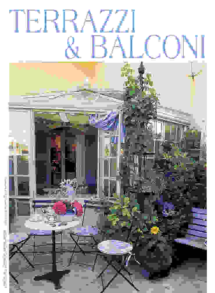 Progetti d'antan pubblicati su Gardenia , MASSIMO SEMOLA PROGETTAZIONE GIARDINI MILANO MASSIMO SEMOLA PROGETTAZIONE GIARDINI MILANO Eclectic style balcony, veranda & terrace