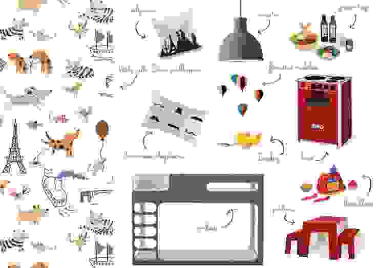 Decorazioni per la cameretta ispirate a Parigi amisuradibimbo Stanza dei bambiniAccessori & Decorazioni