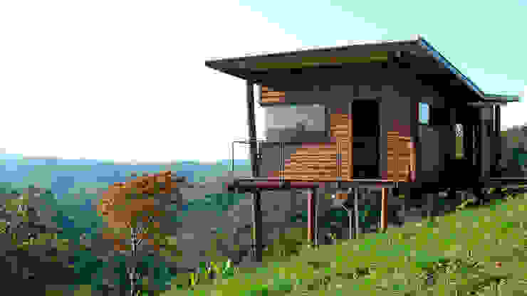 Cabana Arquitetos Rumah Gaya Rustic Kayu