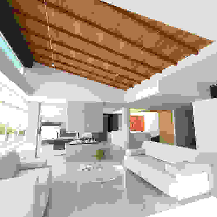 Casa Hernandez Lápiz De Sueños Salas de estilo mediterraneo