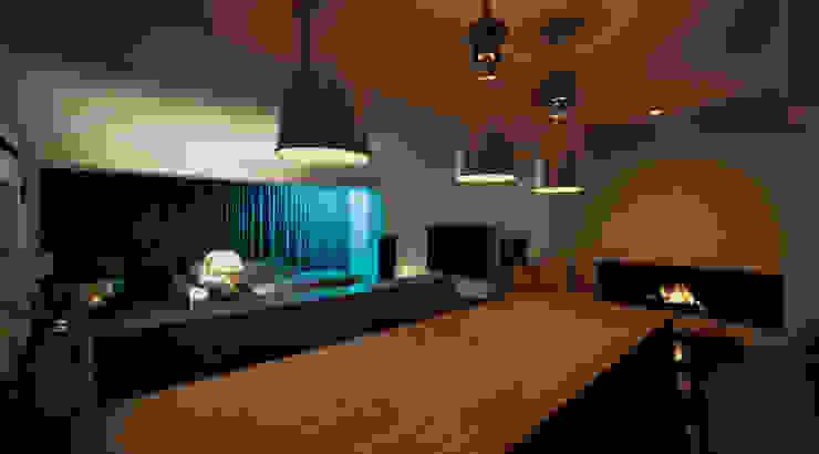 O邸 中塚健仁建築設計事務所 Їдальня