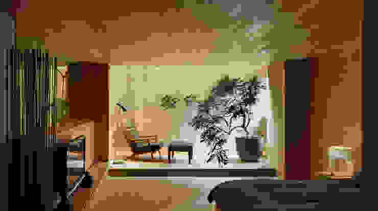 O邸 中塚健仁建築設計事務所 Вітальня