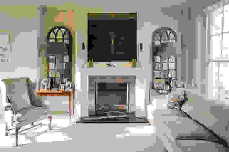 Living Room at the Chelsea House Nash Baker Architects Ltd Living room White