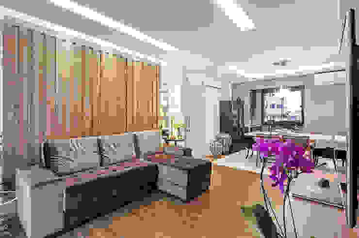 Salas de estar modernas por Patrícia Azoni Arquitetura + Arte & Design Moderno