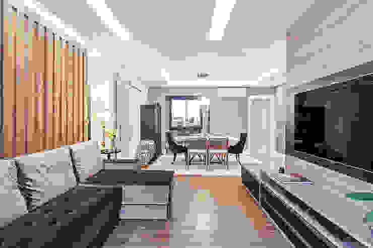 Salas de estar modernas por Patrícia Azoni Arquitetura + Arte & Design Moderno