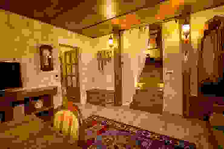 Kayakapi Premium Caves - Cappadocia 러스틱스타일 거실