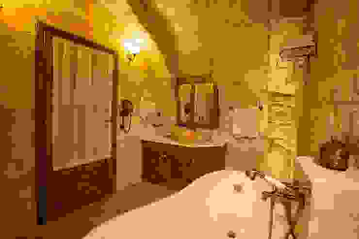 Kayakapi Premium Caves - Cappadocia 러스틱스타일 욕실