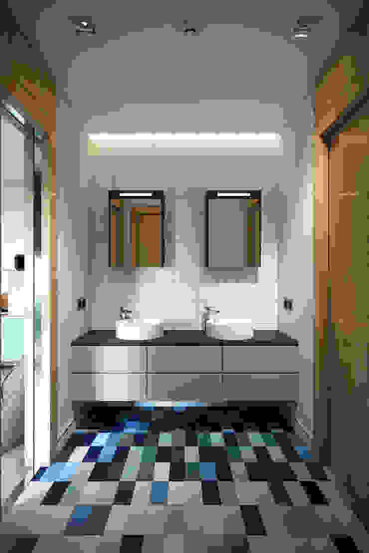 Ванная комната в стиле модерн от BUUN MOTTO ARCHITECTS Модерн