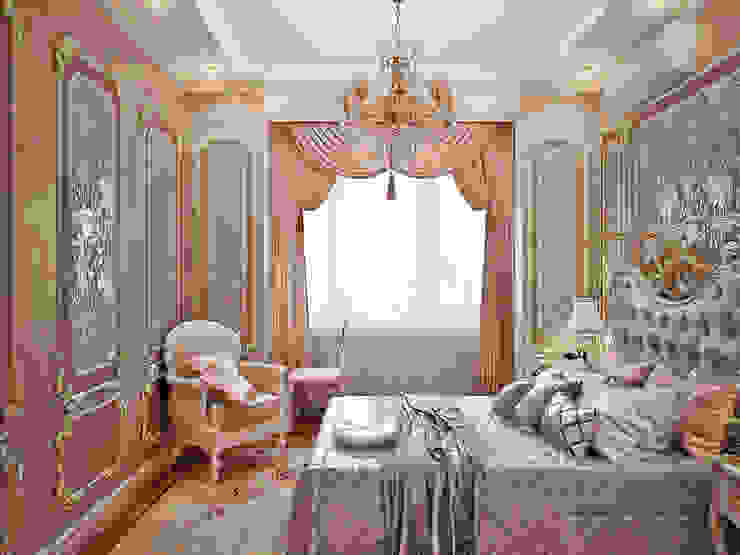 Студия дизайна ROMANIUK DESIGN Dormitorios de estilo clásico