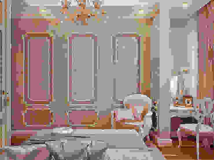 Студия дизайна ROMANIUK DESIGN Dormitorios de estilo clásico