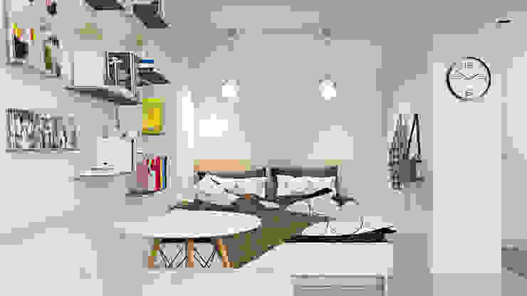 homify Scandinavian style bedroom White