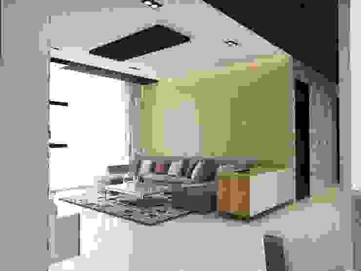 Singh Residence Space Interface Modern living room