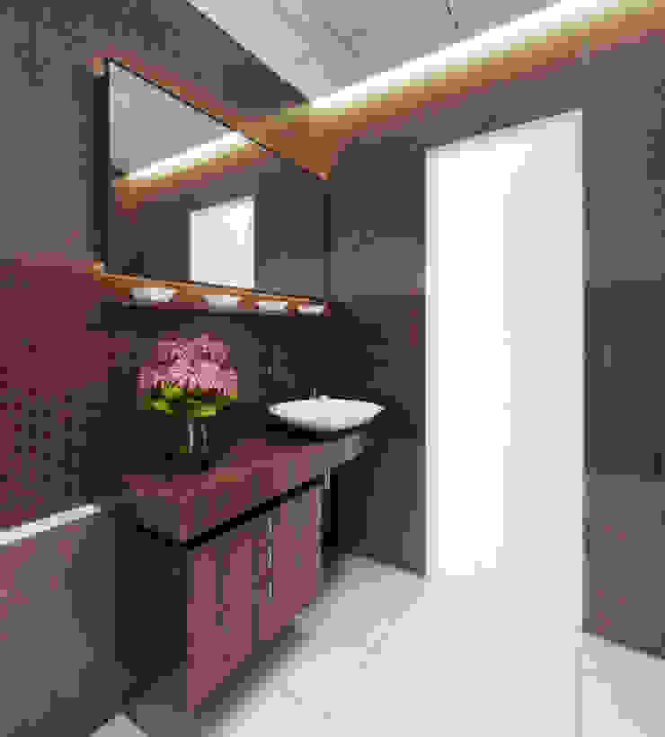 Singh Residence Space Interface Modern bathroom