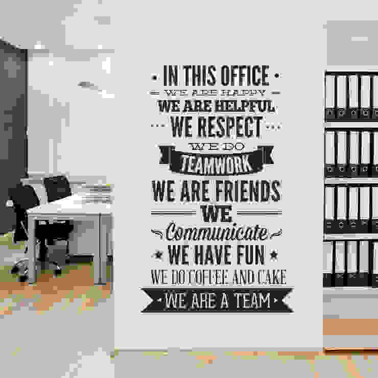 Office Decor Typography In This Office Wall Decal Von