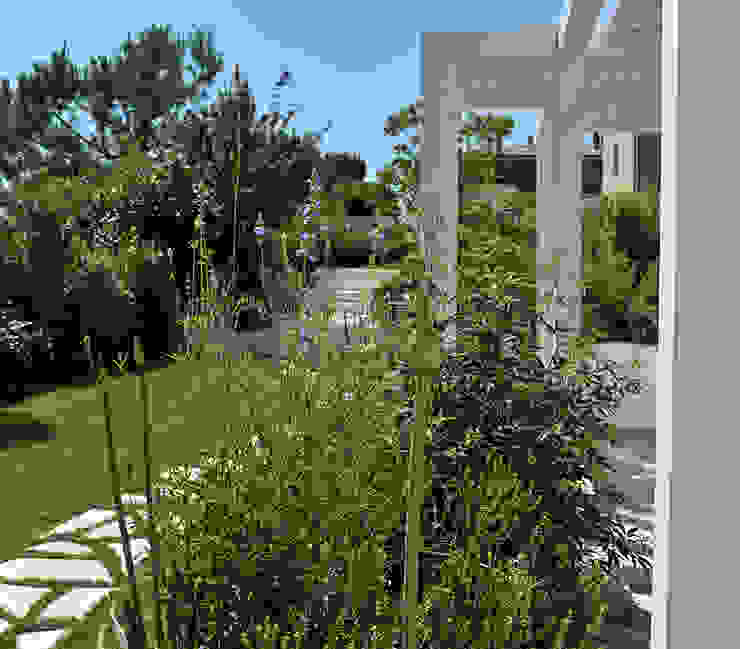 Emozioni in bianco, Studio Architettura del Paesaggio Giardini Giordani di Luigina Giordani Studio Architettura del Paesaggio Giardini Giordani di Luigina Giordani Moderner Garten Weiß