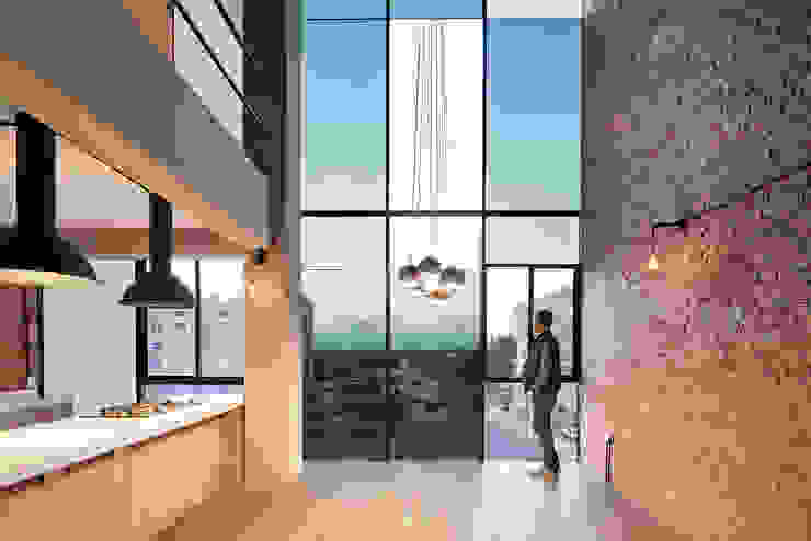 Tadeo 11 Proyecto.Cafeina Industriële keukens Hout Beige