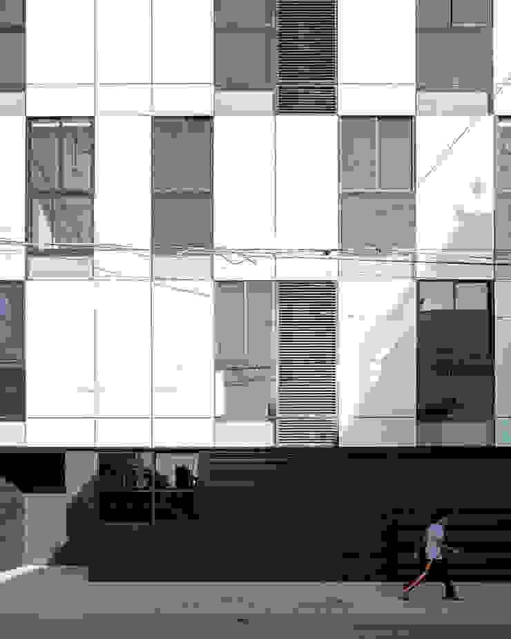 Tadeo 9 Proyecto.Cafeina Industriële huizen Glas Grijs