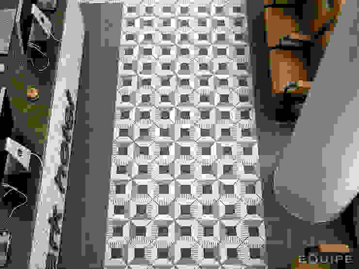 Caprice Black, DECO Block B&W 20x20 Pasillos, vestíbulos y escaleras eclécticos de Equipe Ceramicas Ecléctico
