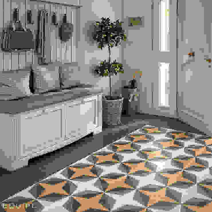 Caprice Deco, Equipe Ceramicas Equipe Ceramicas Colonial style corridor, hallway& stairs