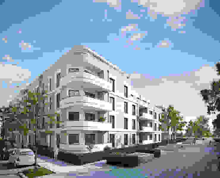Wohnbebauung in Düsseldorf winhard 3D Moderne Häuser