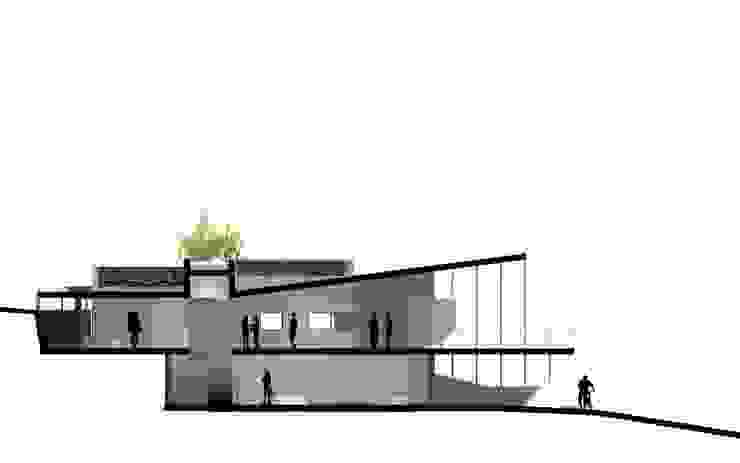 Coupe sur la maison archipente