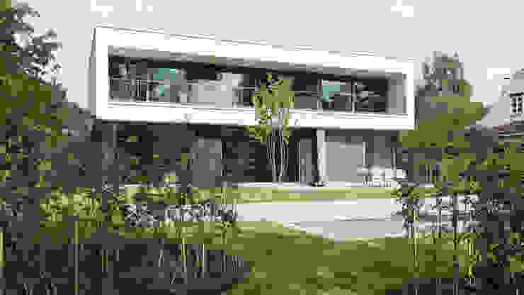 house JV-K Niko Wauters architecten bvba Minimalist style garden