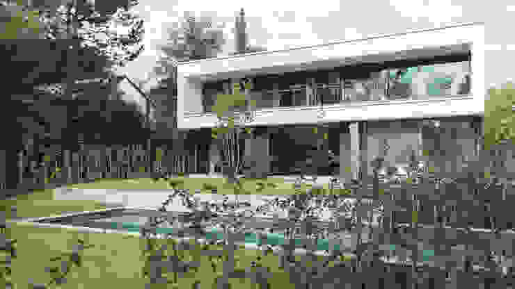 house JV-K Niko Wauters architecten bvba Minimalist style garden