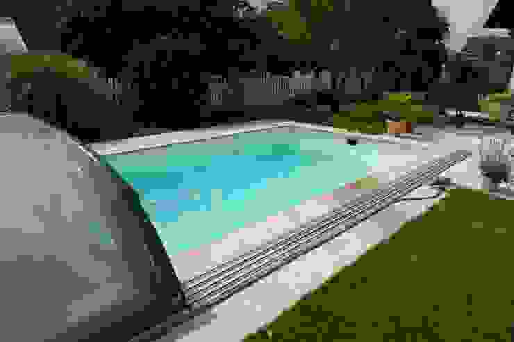 Foliebecken Sand pearl FKB Schwimmbadtechnik Kolam Renang Modern