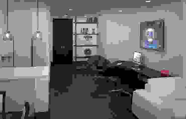 Casa Bifamiliar OM ARQUITECTURA & SERVICIOS S.A.S Salas de estilo clásico