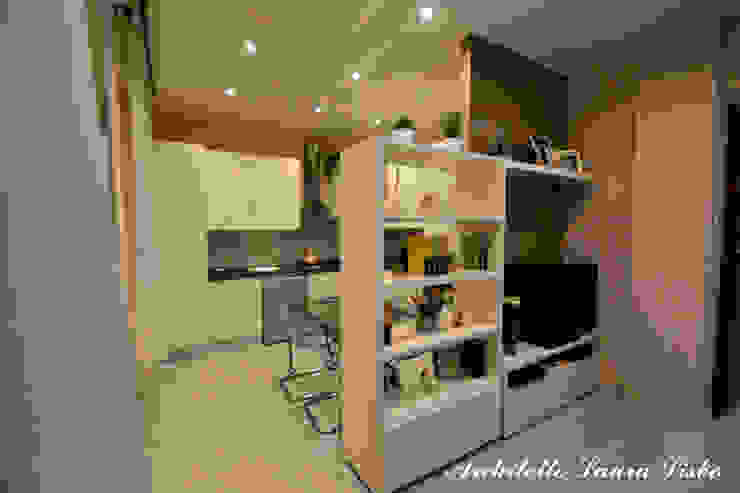 75 mq per 4!, ARCHITETTO LAURA LISBO ARCHITETTO LAURA LISBO اتاق نشیمن