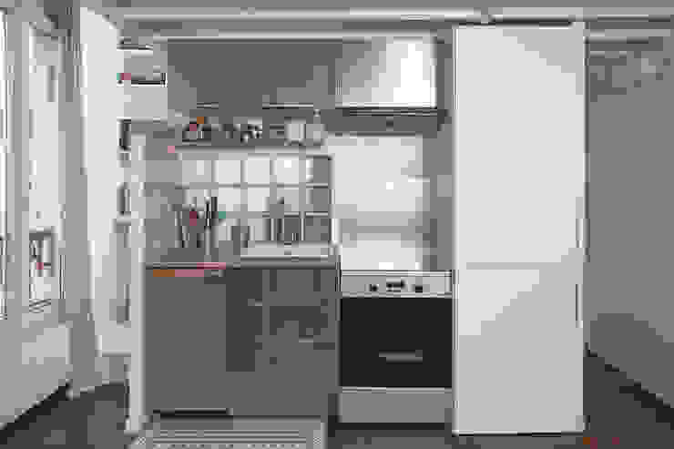 28m2, Croisle Architecture Croisle Architecture Modern Kitchen