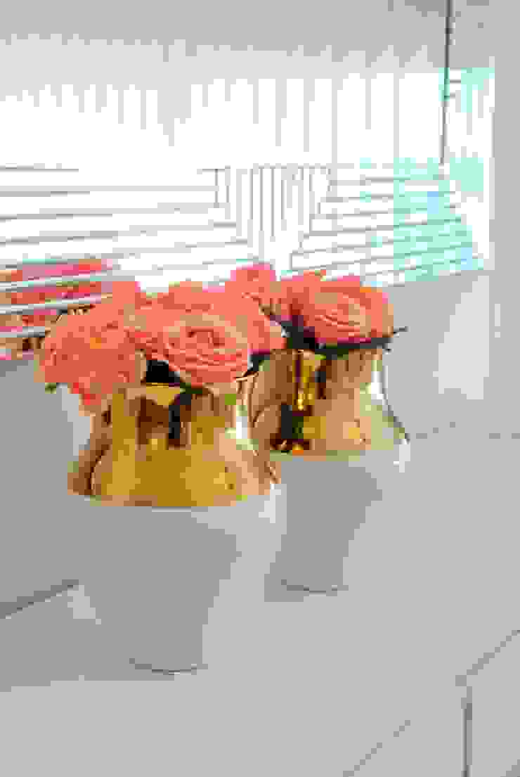 Brilho e Luz! – Decoração de sala de estar e jantar White Glam Salas de estar modernas