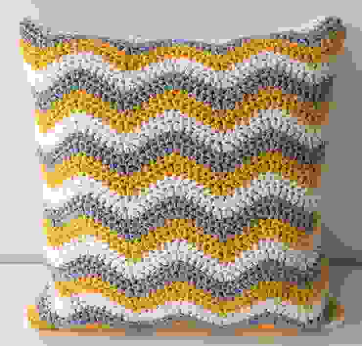 Hand Crocheted Cushion Covers, The Knotty Home The Knotty Home Living roomAccessories & decoration Cotton Yellow