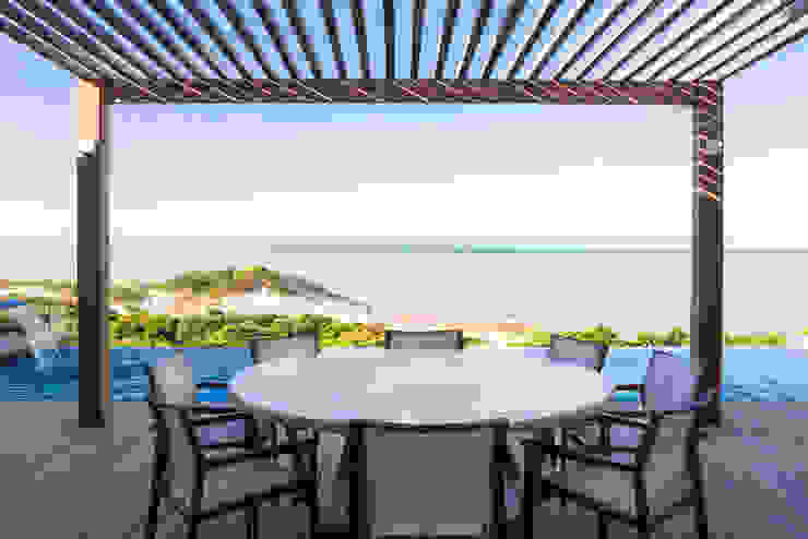 WR House Renata Matos Arquitetura & Business Terrace Wood Wood effect