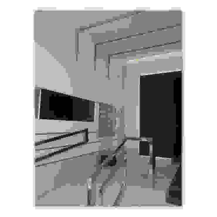 Portal tesifonte torradoarquitectura Modern Corridor, Hallway and Staircase