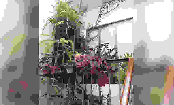 Appartement La Joliette, Genghis Studio Genghis Studio Jardin d'hiver moderne Fleur,Plante,Brindille,Pot de fleur,Plante terrestre,Plante d&#39;appartement,Pétale,Arrangement floral,Arts créatifs,Bois