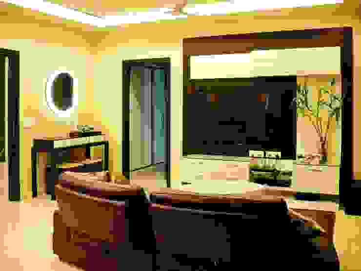 Residence Design, Sandesh Vihar H5 Interior Design Modern media room